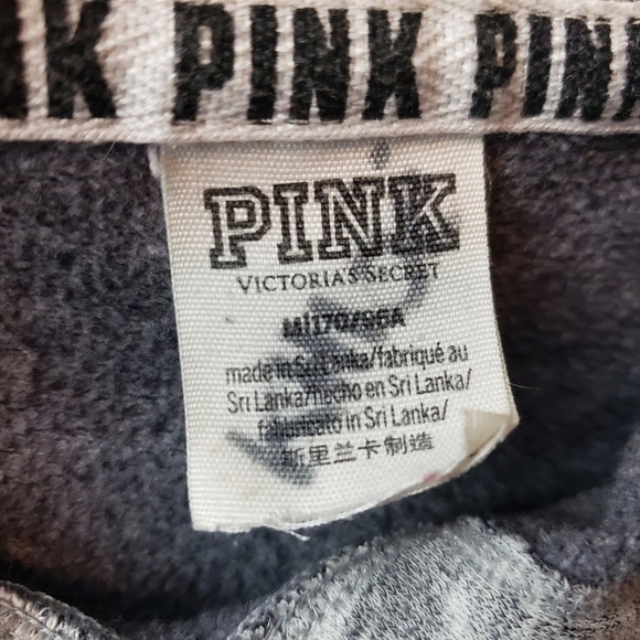 PINK VICTORIA'S SECRET Grey Pullover Hoodie KIO7R - Picture 9 of 11